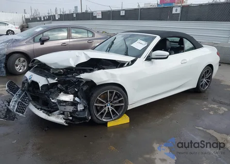 2023 BMW 430I из США, поврежденный, VIN WBA23AT07PCM80075